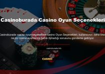 Casinoburada Casino Oyun Seçenekleri