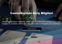  Casinoburada Giriş Bilgileri