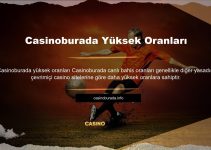 Casinoburada Yüksek Oranları